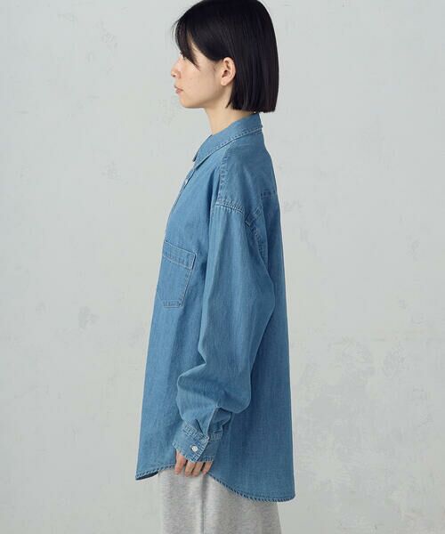 COMME CA ISM / コムサイズム シャツ・ブラウス | デニムビックシャツ | 詳細10