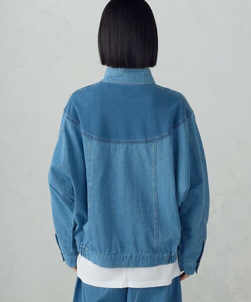COMME CA ISM / コムサイズム Gジャン・デニムジャケット | デニムブルゾン / セットアップ対応 | 詳細13