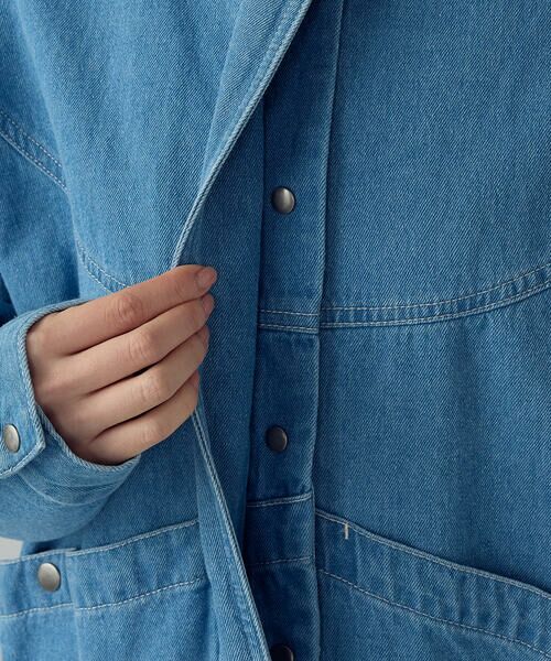 COMME CA ISM / コムサイズム Gジャン・デニムジャケット | デニムブルゾン / セットアップ対応 | 詳細17