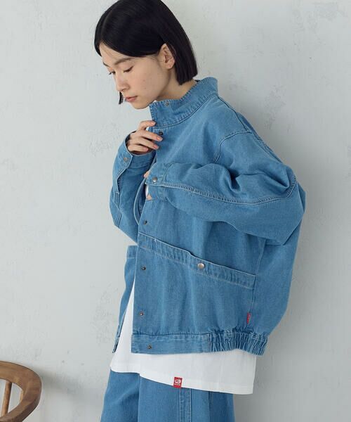 COMME CA ISM / コムサイズム Gジャン・デニムジャケット | デニムブルゾン / セットアップ対応 | 詳細8