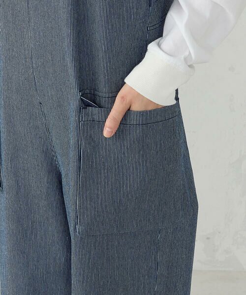 COMME CA ISM / コムサイズム サロペット・オールインワン | ヒッコリー/ツイル サロペット | 詳細19