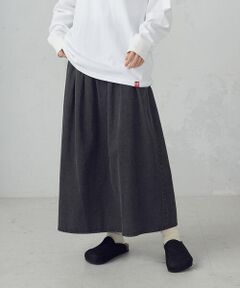 COMME CA ISM / コムサイズム デニムスカート | デニムタックフレアスカート / セットアップ対応