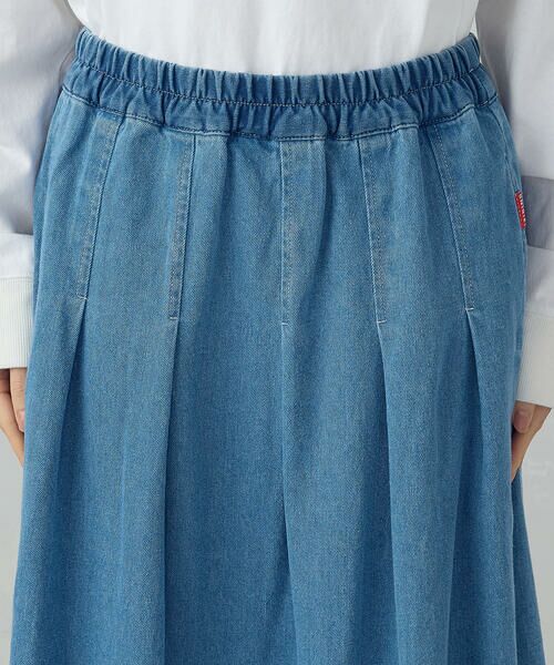 COMME CA ISM / コムサイズム デニムスカート | デニムタックフレアスカート / セットアップ対応 | 詳細14
