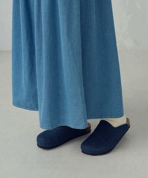 COMME CA ISM / コムサイズム デニムスカート | デニムタックフレアスカート / セットアップ対応 | 詳細17