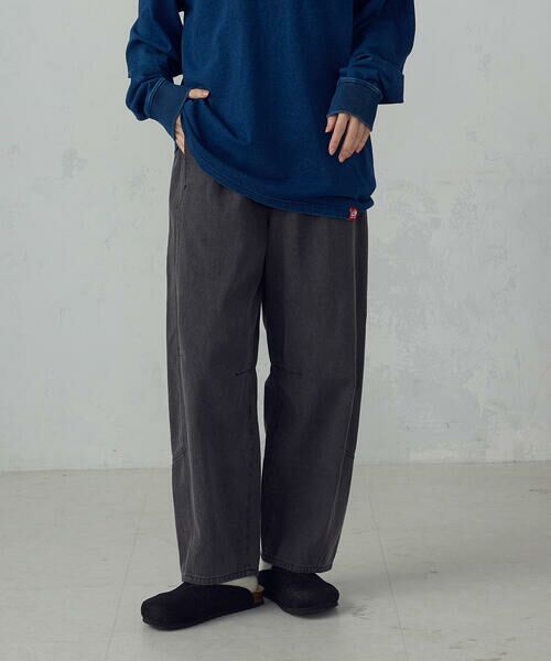 COMME CA ISM / コムサイズム デニムパンツ | デニムカービーパンツ / セットアップ対応（グレー）