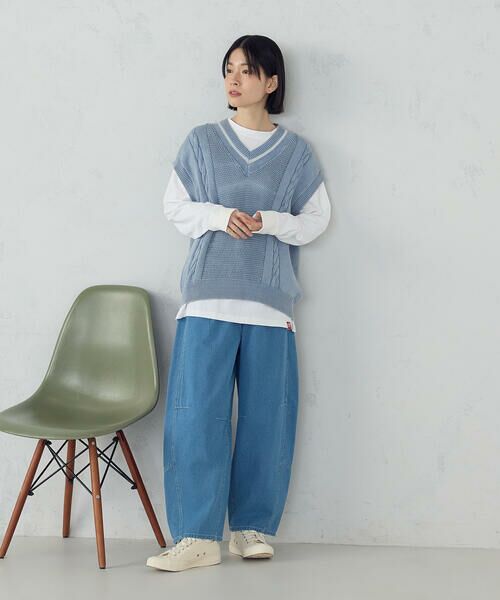 COMME CA ISM / コムサイズム デニムパンツ | デニムカービーパンツ / セットアップ対応 | 詳細15