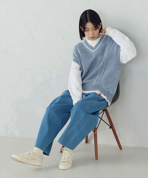 COMME CA ISM / コムサイズム デニムパンツ | デニムカービーパンツ / セットアップ対応 | 詳細16