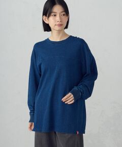 COMME CA ISM / コムサイズム カットソー | ヨーク切替えロングＴシャツ