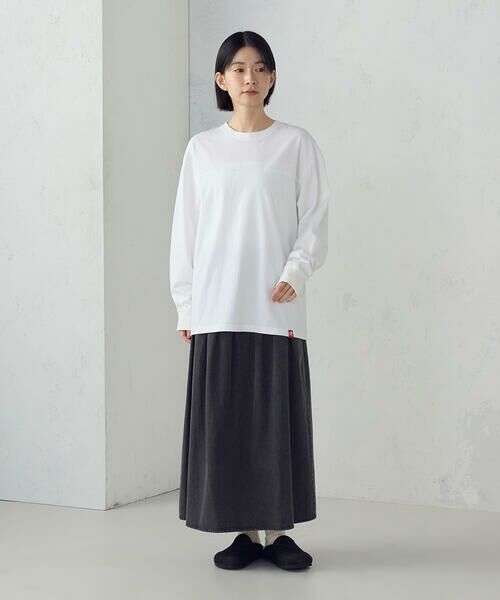 COMME CA ISM / コムサイズム カットソー | ヨーク切替えロングＴシャツ | 詳細1