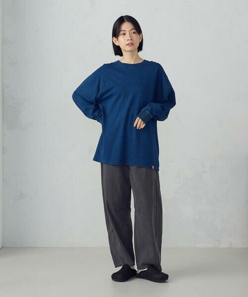 COMME CA ISM / コムサイズム カットソー | ヨーク切替えロングＴシャツ | 詳細5