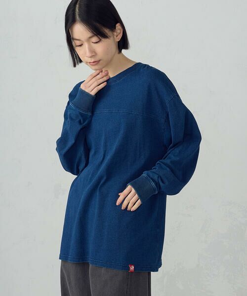 COMME CA ISM / コムサイズム カットソー | ヨーク切替えロングＴシャツ | 詳細6