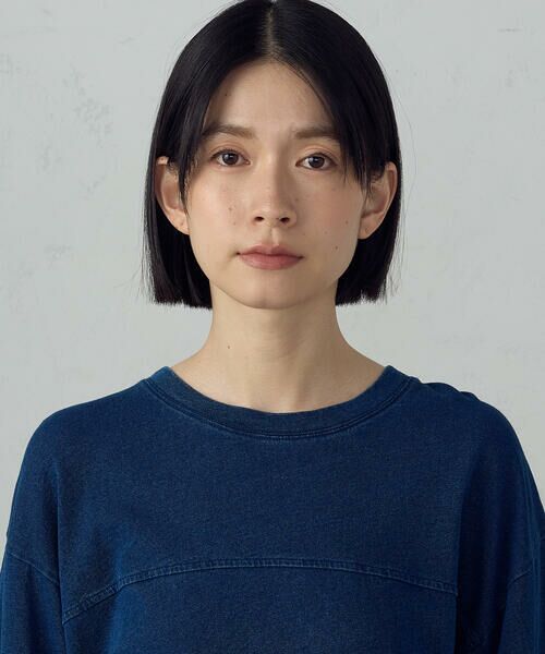 COMME CA ISM / コムサイズム カットソー | ヨーク切替えロングＴシャツ | 詳細10