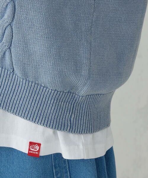 COMME CA ISM / コムサイズム ベスト | デニム調ニットベスト | 詳細14