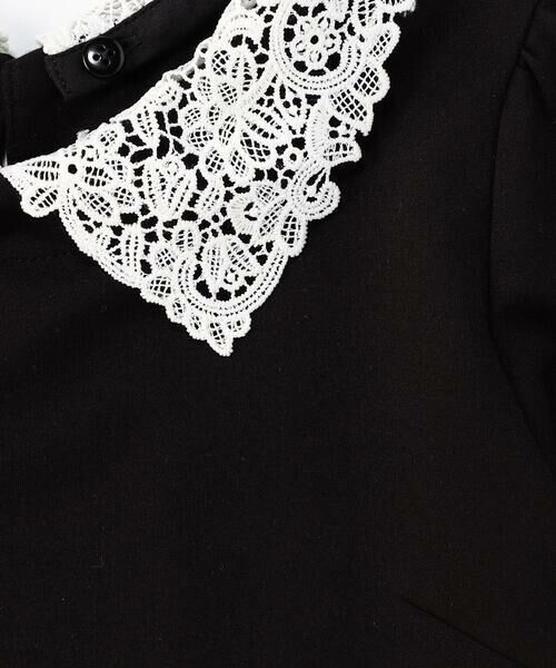 COMME CA ISM / コムサイズム ロング・マキシ丈ワンピース | レース襟付きワンピース(140-160cm) | 詳細1