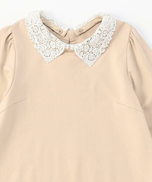 COMME CA ISM / コムサイズム ロング・マキシ丈ワンピース | レース襟付きワンピース(140-160cm) | 詳細8