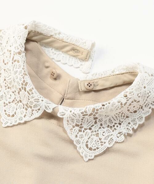 COMME CA ISM / コムサイズム ロング・マキシ丈ワンピース | レース襟付きワンピース(140-160cm) | 詳細10