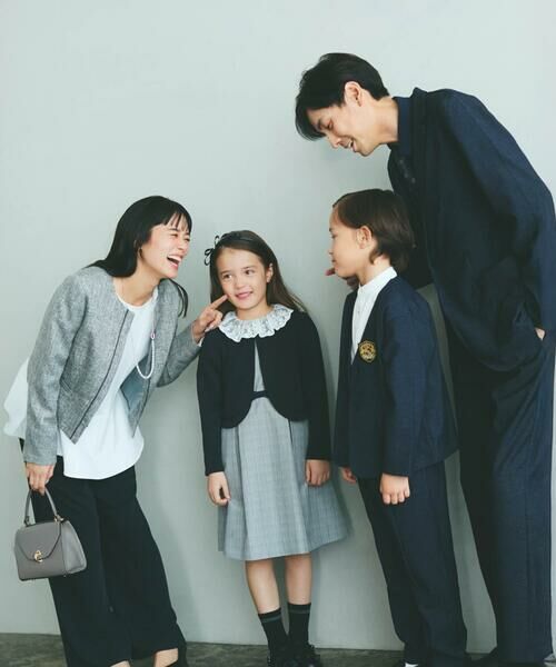 COMME CA ISM / コムサイズム セットアップ | ノーカラージャケットセットアップスーツ(110-130cm) | 詳細2