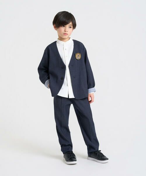 COMME CA ISM / コムサイズム セットアップ | ノーカラージャケットセットアップスーツ(110-130cm) | 詳細3