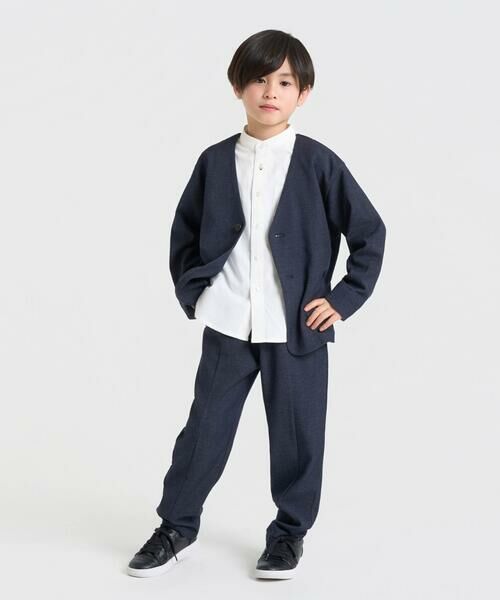 COMME CA ISM / コムサイズム セットアップ | ノーカラージャケットセットアップスーツ(110-130cm) | 詳細4