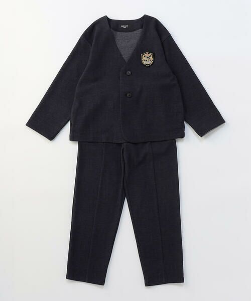 COMME CA ISM / コムサイズム セットアップ | ノーカラージャケットセットアップスーツ(110-130cm) | 詳細6
