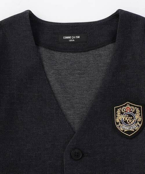 COMME CA ISM / コムサイズム セットアップ | ノーカラージャケットセットアップスーツ(140-160cm) | 詳細6