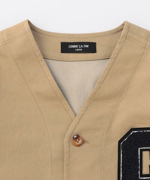 COMME CA ISM / コムサイズム ブルゾン | ワッペン付き ノーカラージャケット | 詳細6