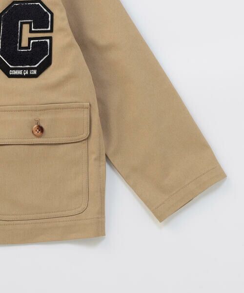 COMME CA ISM / コムサイズム ブルゾン | ワッペン付き ノーカラージャケット | 詳細7