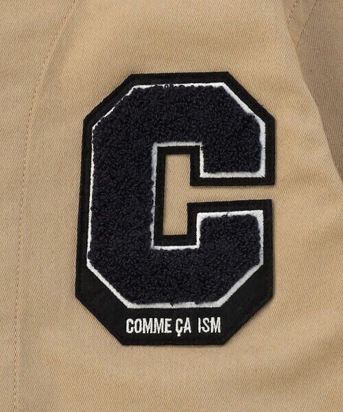COMME CA ISM / コムサイズム ブルゾン | ワッペン付き ノーカラージャケット | 詳細8
