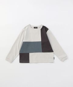 COMME CA ISM / コムサイズム Tシャツ | ブロッキング長袖Tシャツ