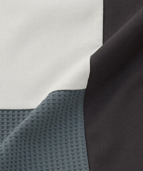 COMME CA ISM / コムサイズム Tシャツ | ブロッキング長袖Tシャツ | 詳細7