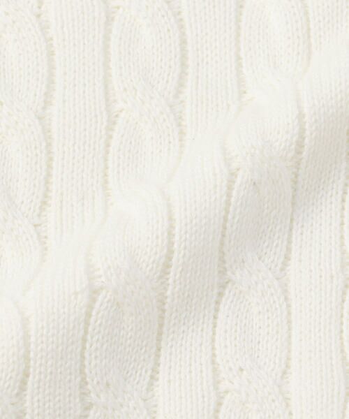 COMME CA ISM / コムサイズム ベスト | ケーブル編み ニットベスト | 詳細6