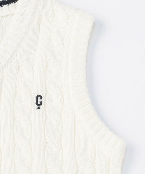 COMME CA ISM / コムサイズム ベスト | ケーブル編み ニットベスト | 詳細3
