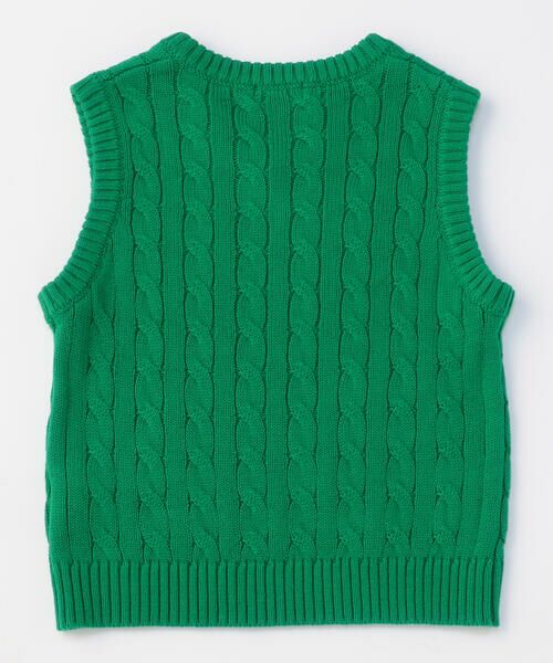 COMME CA ISM / コムサイズム ベスト | ケーブル編み ニットベスト | 詳細17