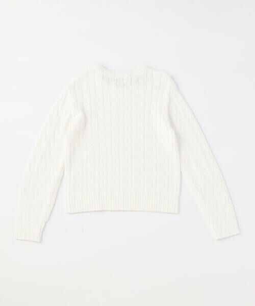 COMME CA ISM / コムサイズム ニット・セーター | ケーブル編み ニットプルオーバー | 詳細1