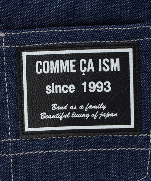 COMME CA ISM / コムサイズム ロンパース | デニムライクストレッチ つなぎ風フェイクレイヤード ツーウェイオール | 詳細6