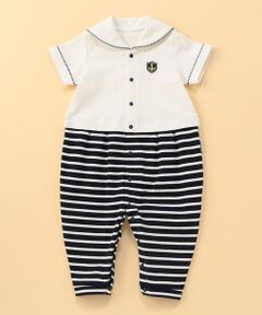 COMME CA ISM / コムサイズム ロンパース | マリンセーラー襟 ツーウェイオール