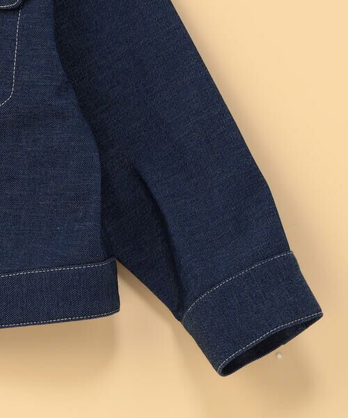 COMME CA ISM / コムサイズム ベビー・キッズグッズ | デニムライクストレッチ フード付き Gジャン (ベビーサイズ) | 詳細4