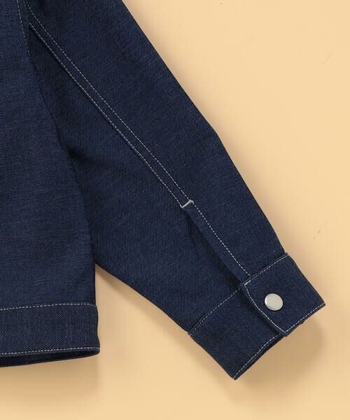 COMME CA ISM / コムサイズム ベビー・キッズグッズ | デニムライクストレッチ フード付き Gジャン (ベビーサイズ) | 詳細5