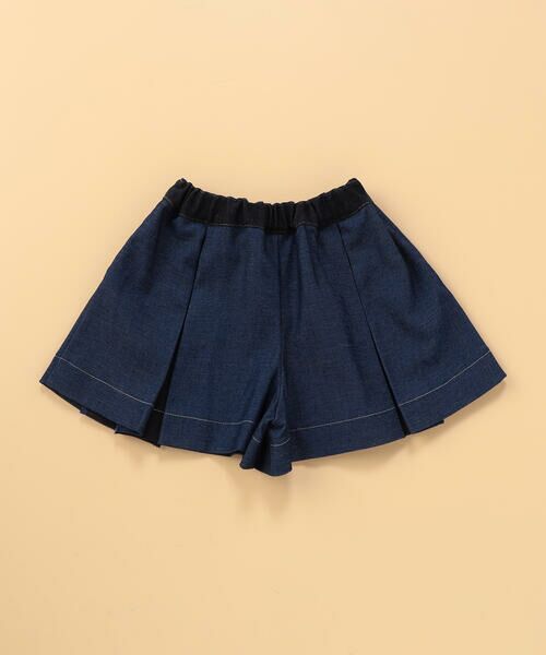 COMME CA ISM / コムサイズム ベビー・キッズグッズ | デニムライクストレッチ キュロットスカート (ベビーサイズ) | 詳細1