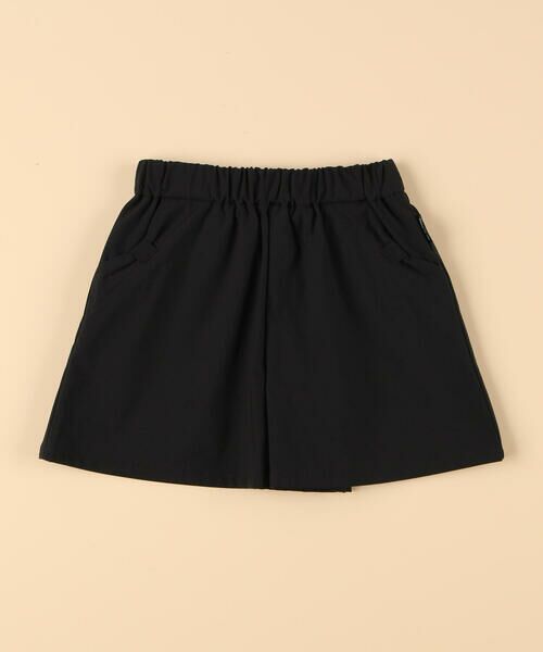COMME CA ISM / コムサイズム ショート・ハーフ・半端丈パンツ | 水陸両用 キュロットスカート (ベビーサイズ)（ブラック）