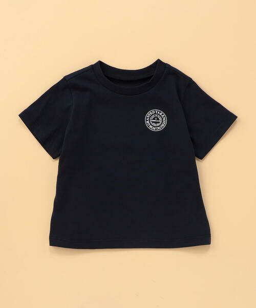 COMME CA ISM / コムサイズム Tシャツ | サークルプリント 半袖Tシャツ (ベビーサイズ)（ネイビー）