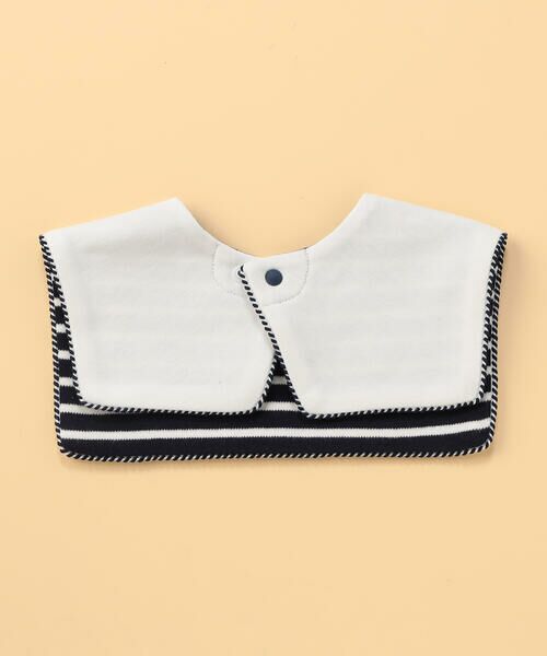 COMME CA ISM / コムサイズム スタイ・ビブ | 【リバーシブル】マリン スタイ | 詳細2