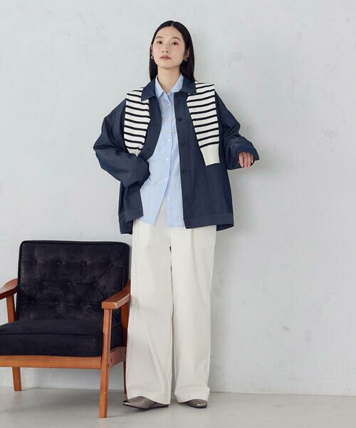 COMME CA ISM / コムサイズム チノ・ワークパンツ | 【美しいベーシックパンツ】裏メッシュ チノパンツ | 詳細14