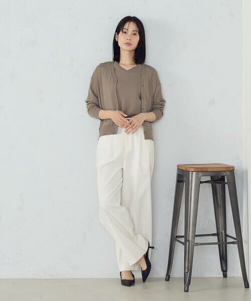 COMME CA ISM / コムサイズム チノ・ワークパンツ | 【美しいベーシックパンツ】裏メッシュ チノパンツ | 詳細3