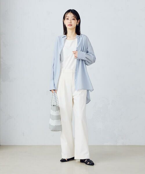 COMME CA ISM / コムサイズム チノ・ワークパンツ | 【美しいベーシックパンツ】裏メッシュ チノパンツ | 詳細2