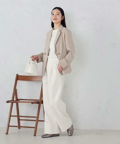 COMME CA ISM / コムサイズム チノ・ワークパンツ | 【美しいベーシックパンツ】裏メッシュ チノパンツ | 詳細7