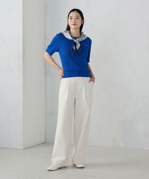 COMME CA ISM / コムサイズム チノ・ワークパンツ | 【美しいベーシックパンツ】裏メッシュ チノパンツ | 詳細8