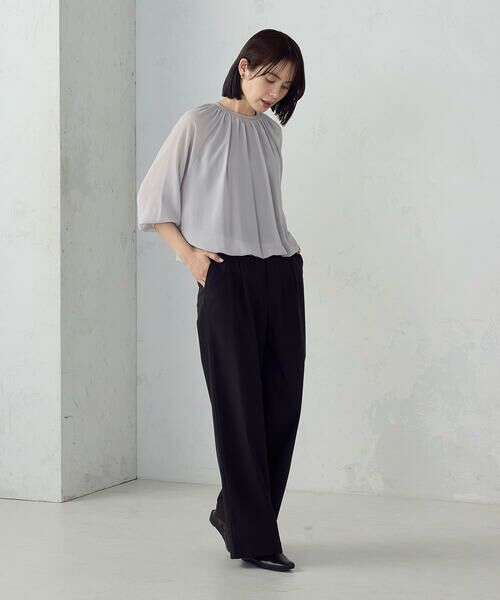 COMME CA ISM / コムサイズム チノ・ワークパンツ | 【美しいベーシックパンツ】裏メッシュ チノパンツ | 詳細22