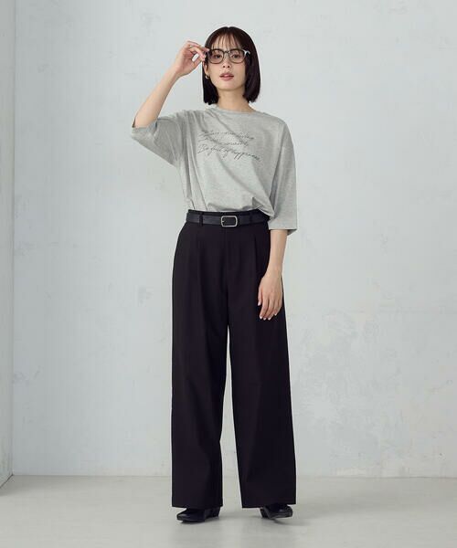 COMME CA ISM / コムサイズム チノ・ワークパンツ | 【美しいベーシックパンツ】裏メッシュ チノパンツ | 詳細23