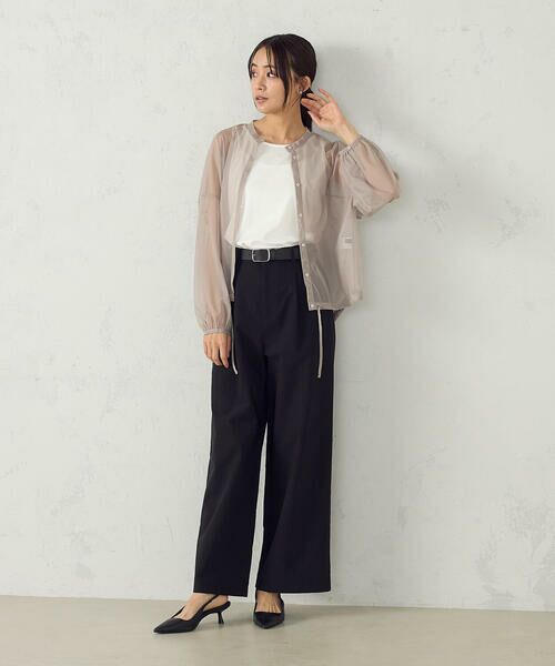 COMME CA ISM / コムサイズム チノ・ワークパンツ | 【美しいベーシックパンツ】裏メッシュ チノパンツ | 詳細5